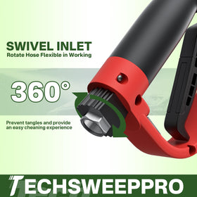 TechSweepPro 30-inch extension wand adds reach for elevated surfaces