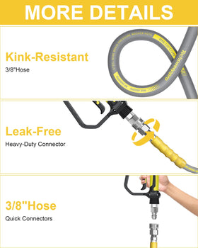 Smooth handling allows easy maneuvering around tools and edges