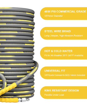 TechSweepPro swivel quick-connect ends enable fast setup and easy replacements
