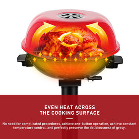 Techwood double-layer design for efficient heating and extra warming space.