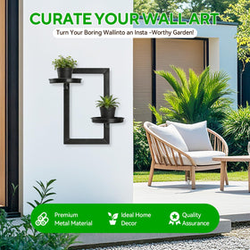 TECKED two-pack display elevates entryways and living spaces.