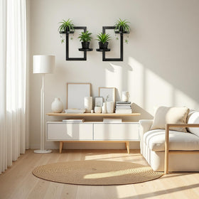 TECKED window-hanger plant holder adds natural flair to kitchens.