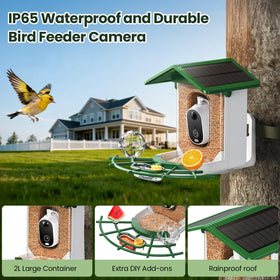 TECKNET tap-to-scare-squirrels feature in use