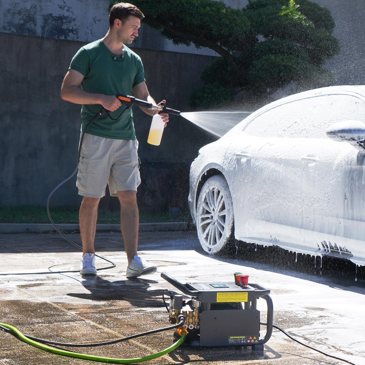 Tecoloy pro-grade nozzle kit offers versatile reach and cleaning power.
