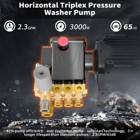 Tecoloy PM motor close-up highlights high efficiency and lower energy use.