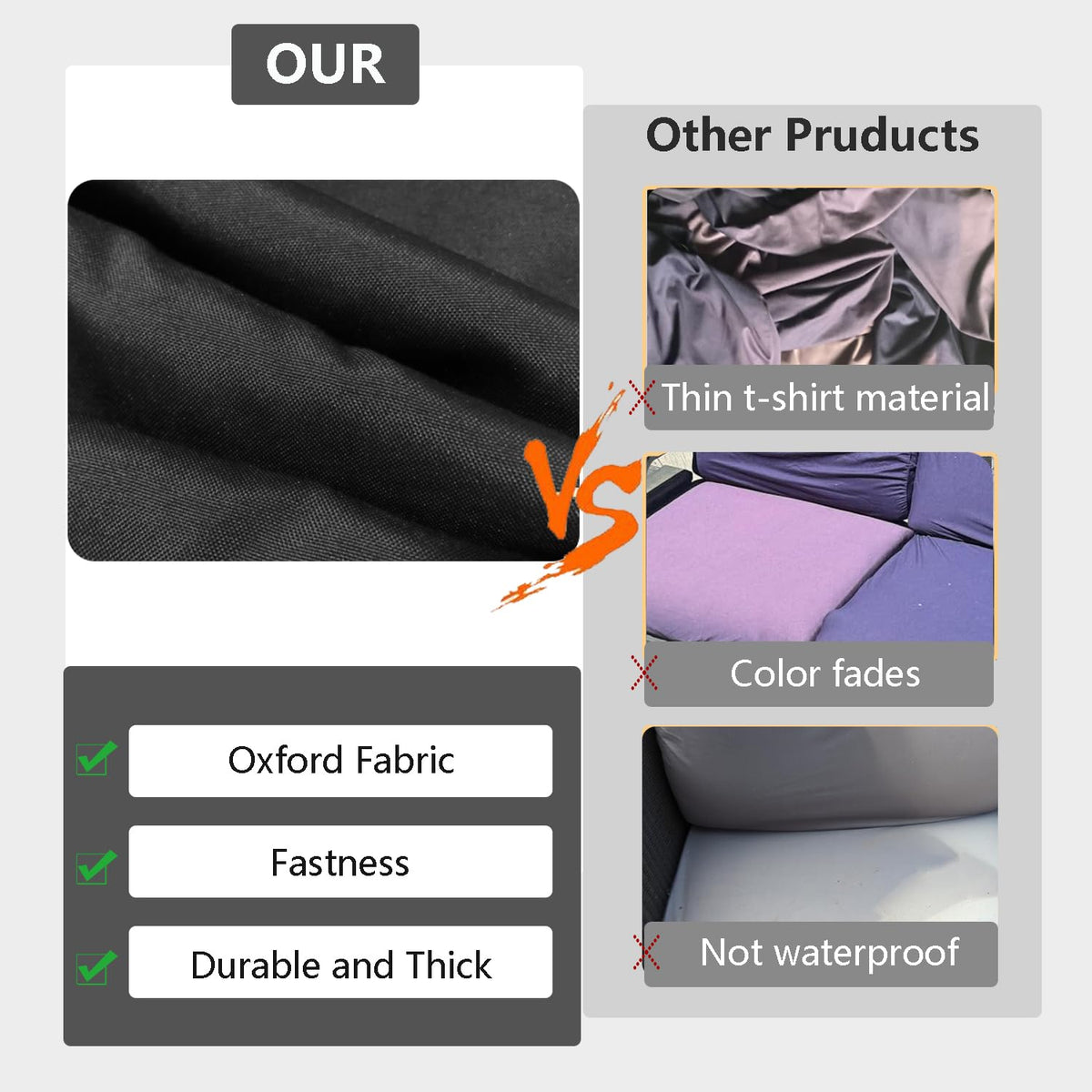 TECOSARA easy-install cushion covers simplify setup