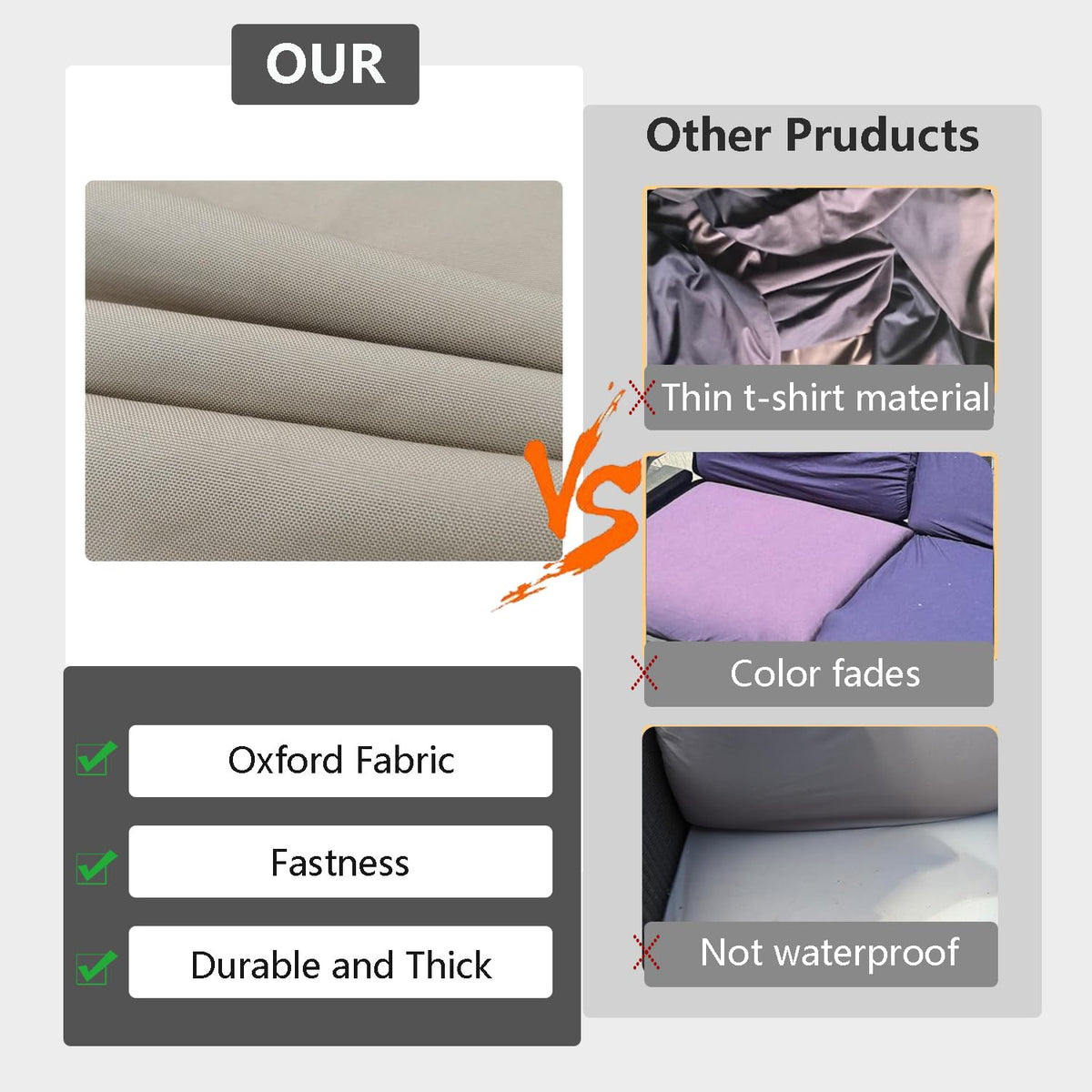 TECOSARA machine washable cushion covers, easy care after outdoor use.