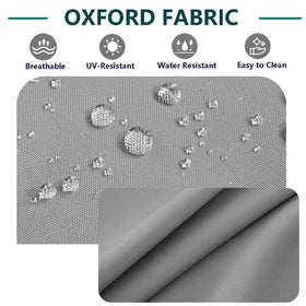 TECOSARA zipper detail on backrest cover, secure and easy to wash.