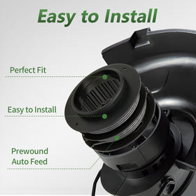 Compatible with Greenworks 80V ST80L200 front-mount trimmers and select ST60 models.
