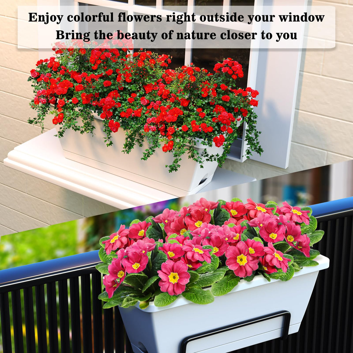 Tectsia weather-resistant planters withstand sun and wind.