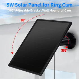 Teczckc Ring Spotlight/Pro compatibility provides steady outdoor power.