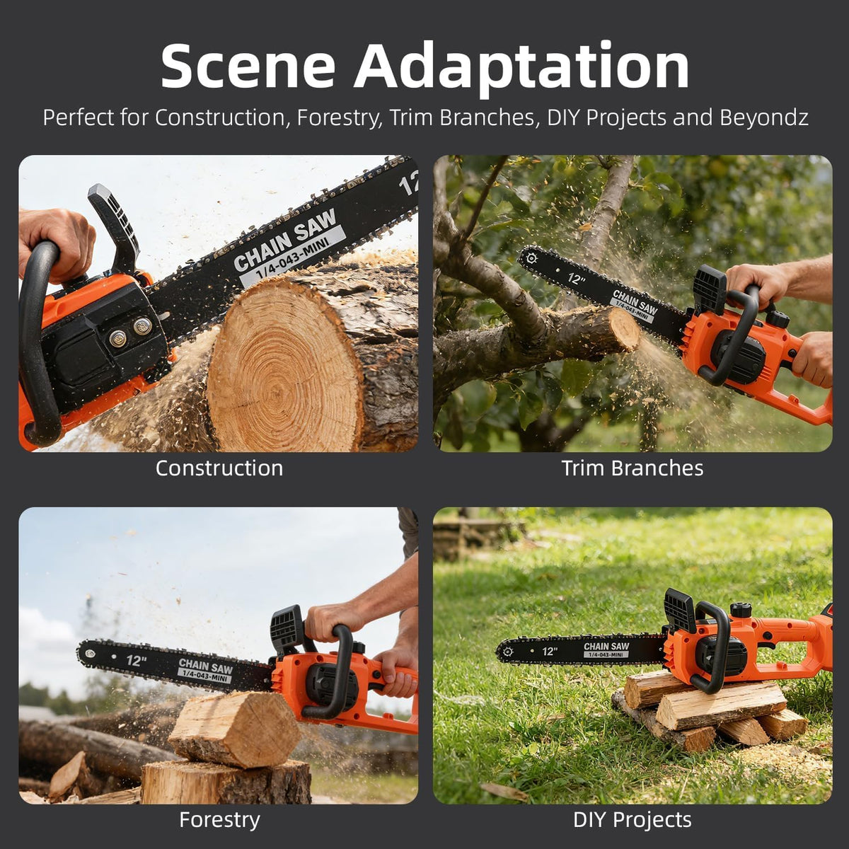 TEEANEES ergonomic orange handle reduces fatigue during long sessions.
