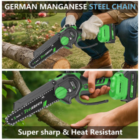 Ergonomic anti-slip handle reduces fatigue during extended use.