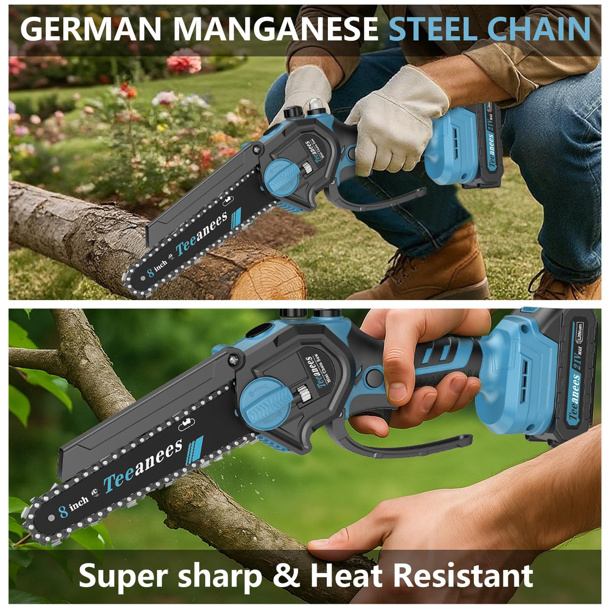 TEEANEES lightweight 3.2 lb design enables easy handling