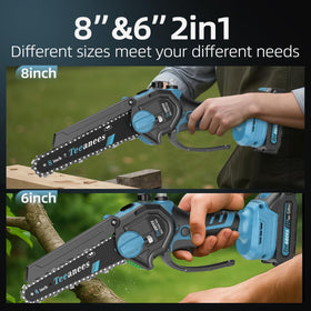 TEEANEES cordless saw is ideal for yard cleanup and camping tasks