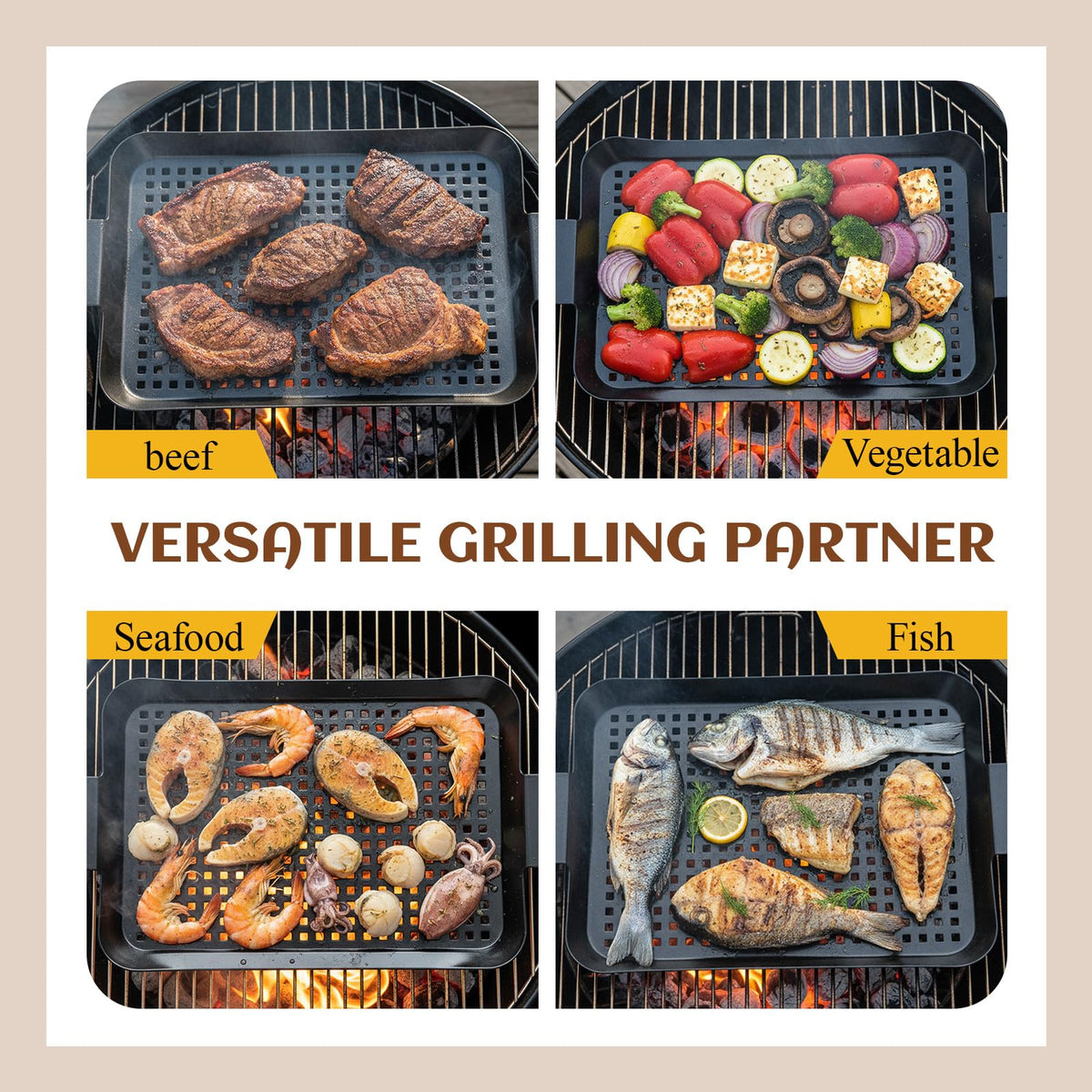 Teecyhooo outdoor cooking setup ready for camping and terrace cookouts.