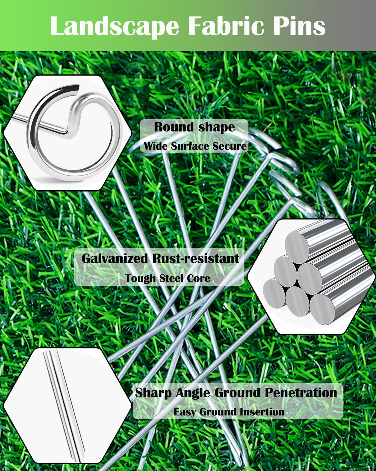 TeegRoow multi-purpose ground stakes suitable for edging, tents, and tarps