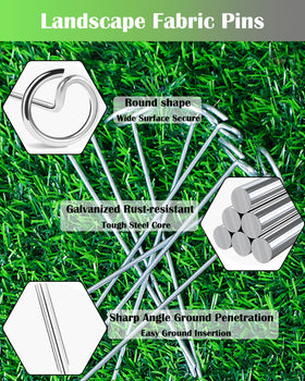 TeegRoow multi-purpose ground stakes suitable for edging, tents, and tarps