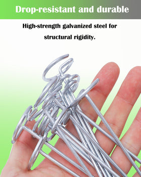 TeegRoow rust-resistant stakes stay sturdy against wind and moisture