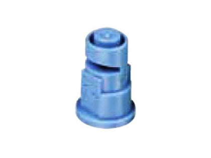 TeeJet TF-VP5 Turbo FloodJet spray tip highlights pre-orifice design reducing drift and promoting uniform coverage.