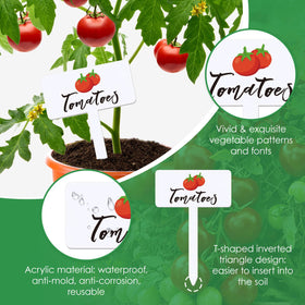 Teeloray 15 styles T-shaped markers for indoor and outdoor beds