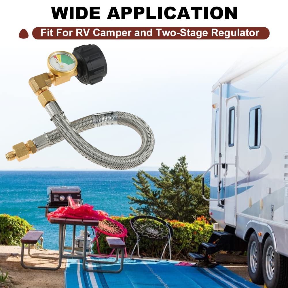 TEENGSE packaged RV propane hose set ready for quick replacement