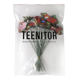 Teenitor butterfly stake ready for indoor or outdoor display.