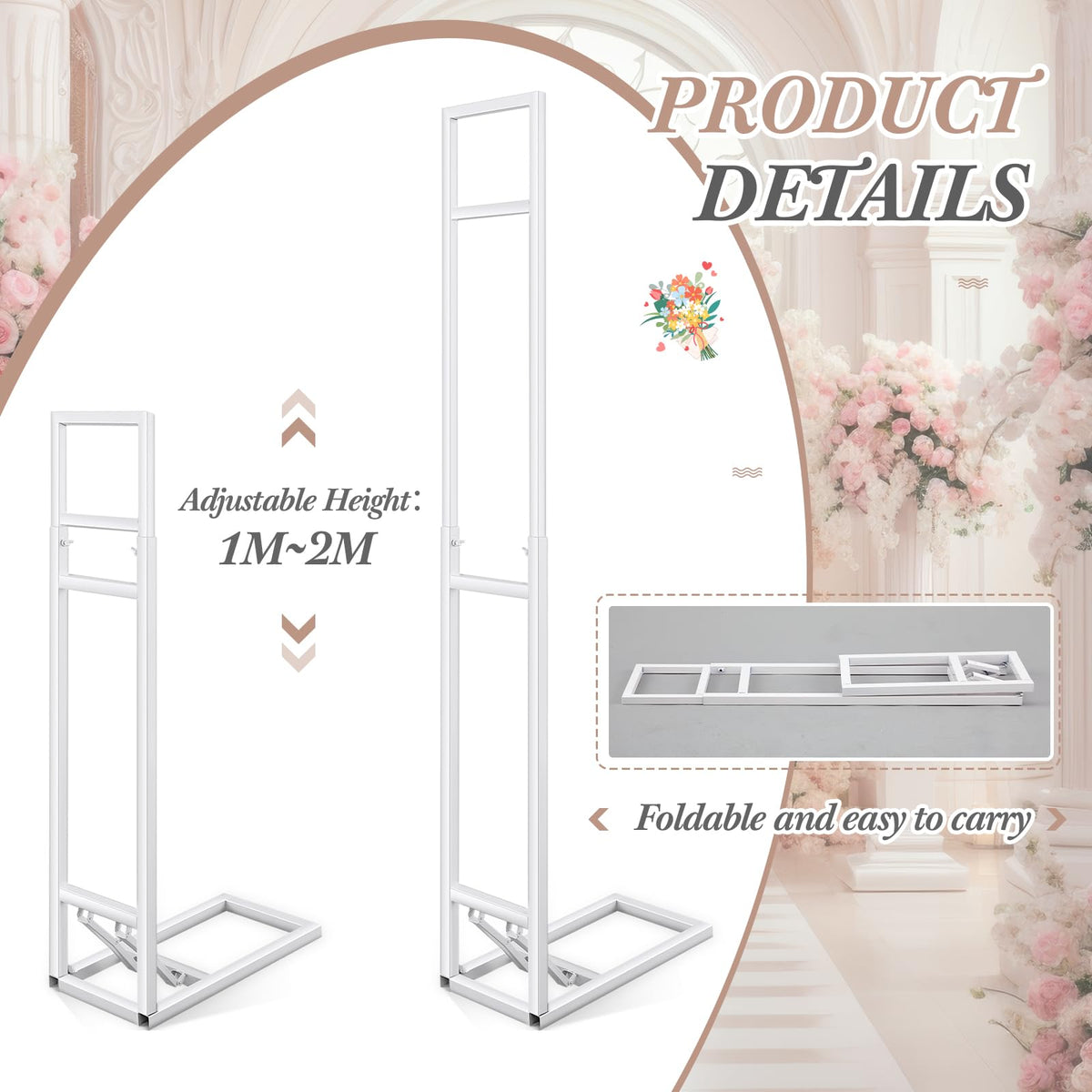Teenyyou backdrop stand base measures 30x60 cm for stable support.