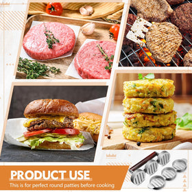 Teenyyou nonstick coating ensures easy patty release and cleanup