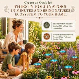 Teenyyou outdoor decor bee waterer supports wildlife visits in your garden