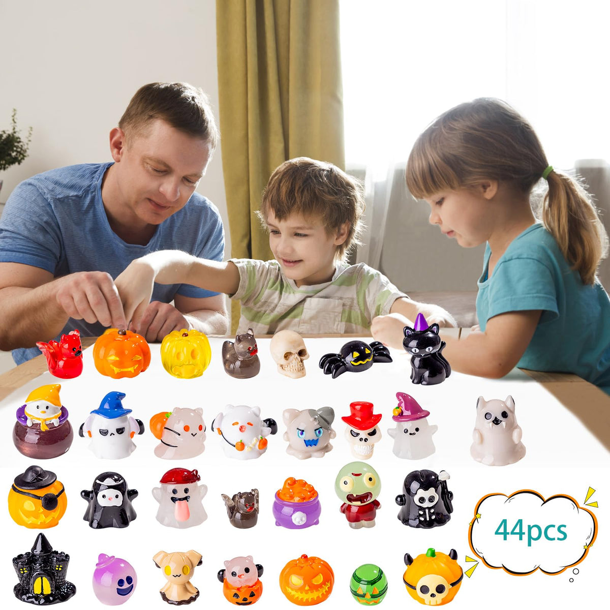 Teenzee collectible Halloween pieces spark seasonal tabletop setups.