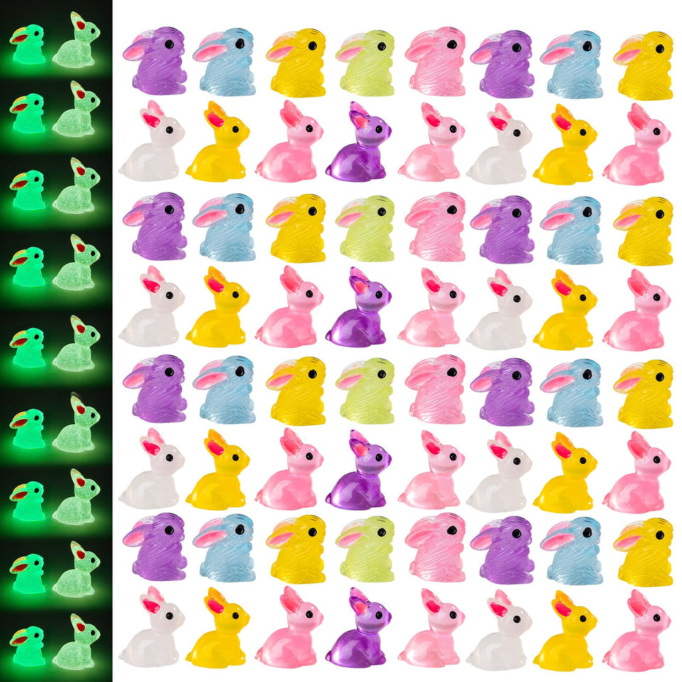 Teenzee Easter mini bunny figures pack for versatile decor and playful gifting.