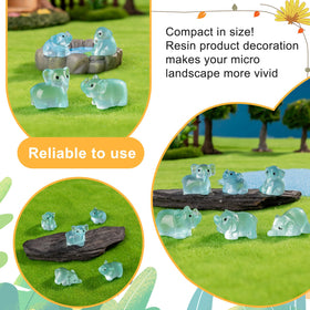 Teenzee elephant miniatures serve as creative craft ideas for projects.