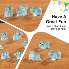 Teenzee elephant miniatures suitable for fun office pranks or desk decor.