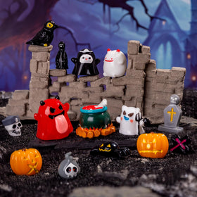 Teenzee fairy garden figures bring playful life to micro landscapes.