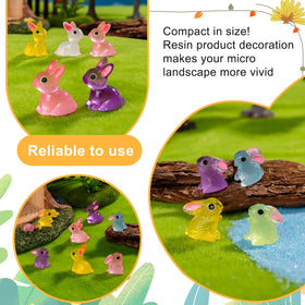 Teenzee kid-friendly bunnies for kids crafts and imaginative play spaces.