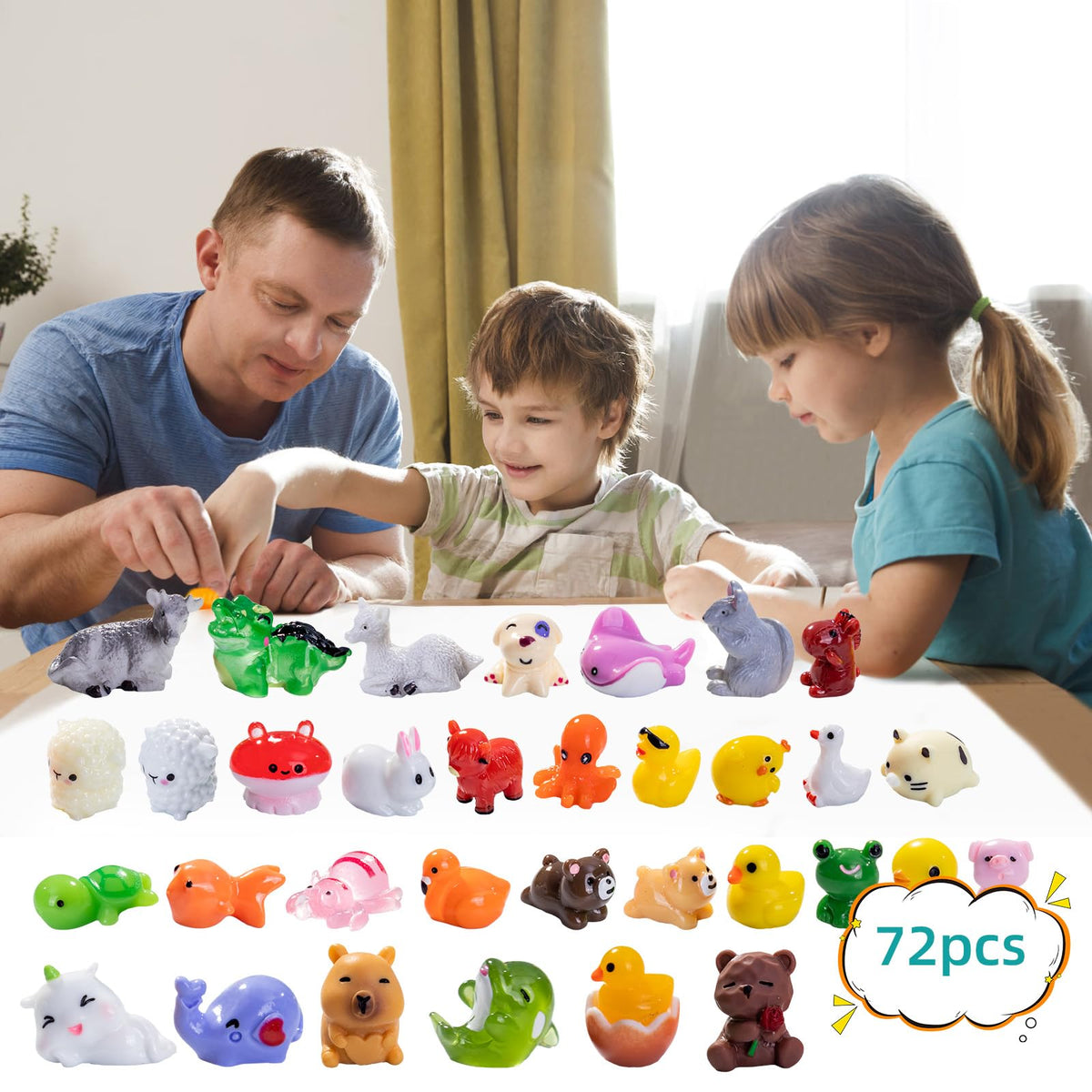 Teenzee mini resin animals - bears lend cozy character to tiny scenes.