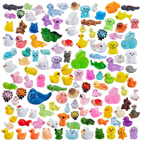 Teenzee mini resin fish figure for aquatic inspired crafts and displays.