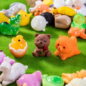 Teenzee mini resin animals - whales add ocean charm to tanks and terrariums.