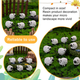 Teenzee resin animal figures with detailed features for home decor and crafts.