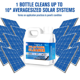 Teexpert Solar Panel Cleaner water-spots-removal helps quick maintenance