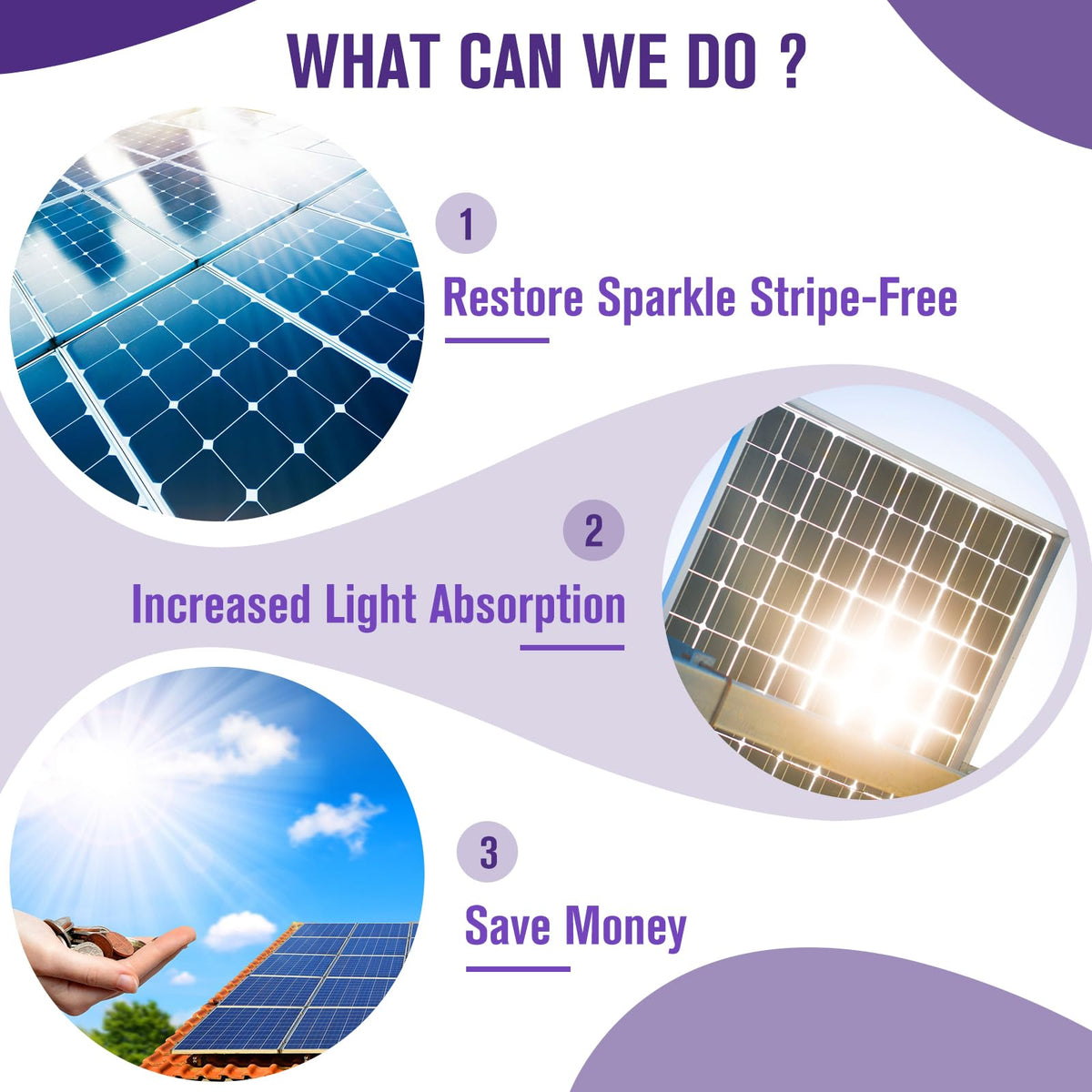 Teexpert Solar Panel Cleaner on windows and glass for a clear finish.