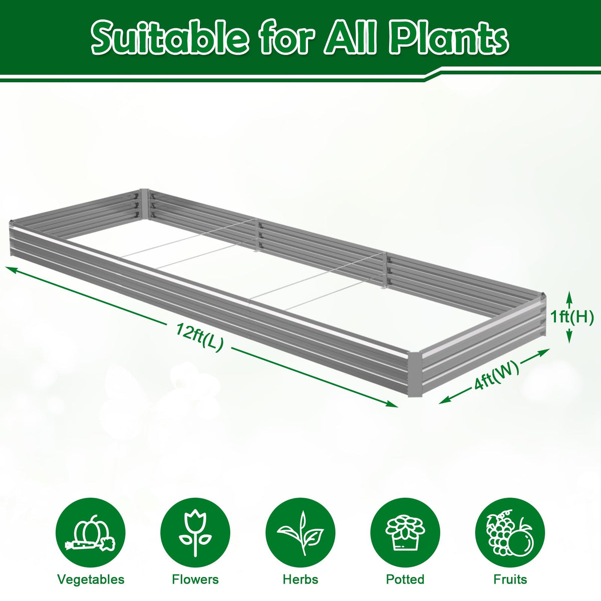 Tegarbed open-bottom design improves drainage and root access