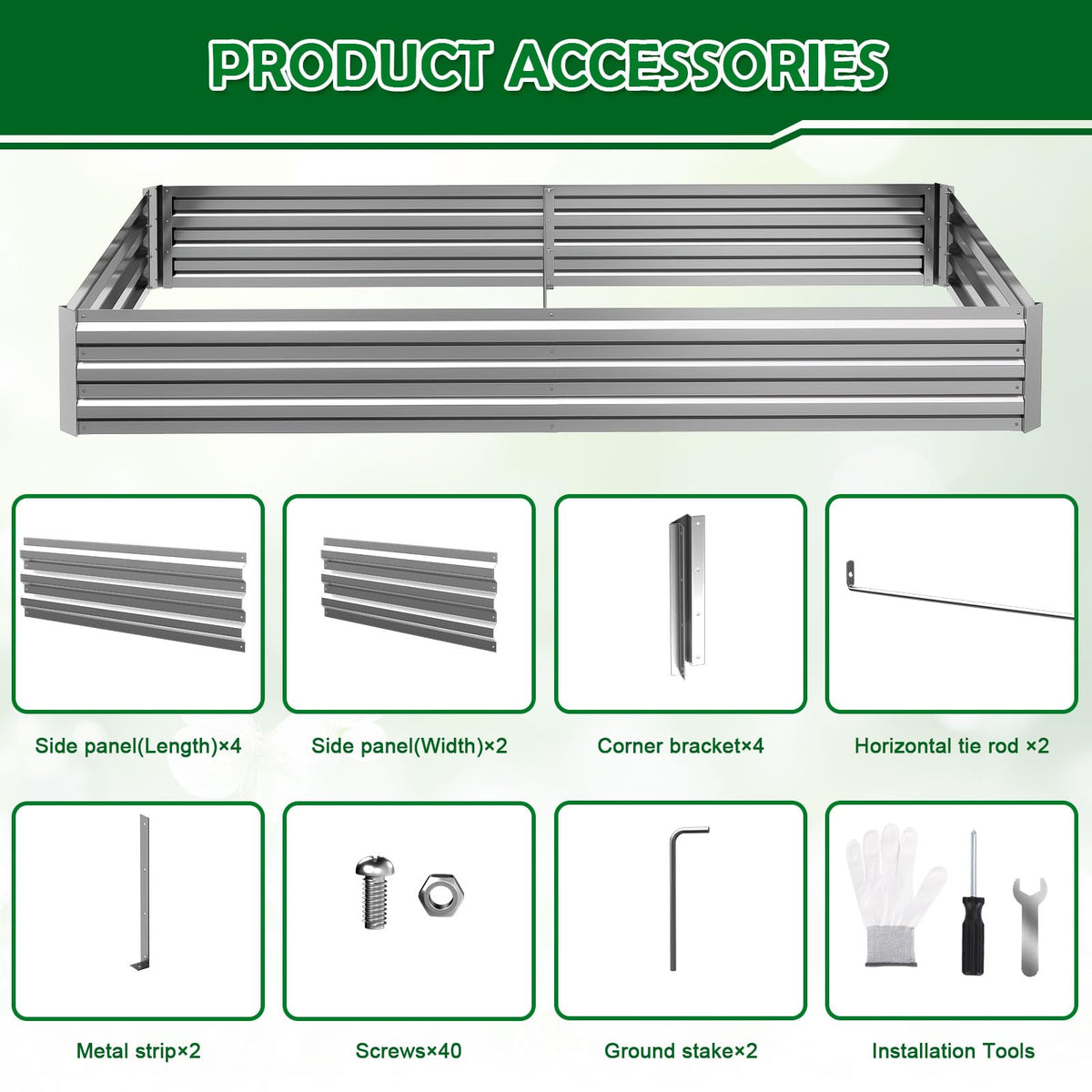 Tegarbed rust resistant screws close-up indicating durable hardware
