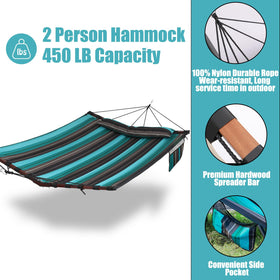 TEGERDEGER nylon rope provides durability and weather resistance for outdoor use.