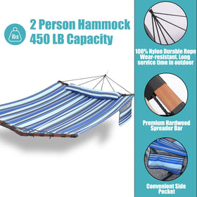 TEGERDEGER nylon rope provides strong, weather-resistant support for outdoor lounging.