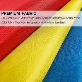 Teiulon flag vivid colors endure sunlight for long-lasting outdoor display.