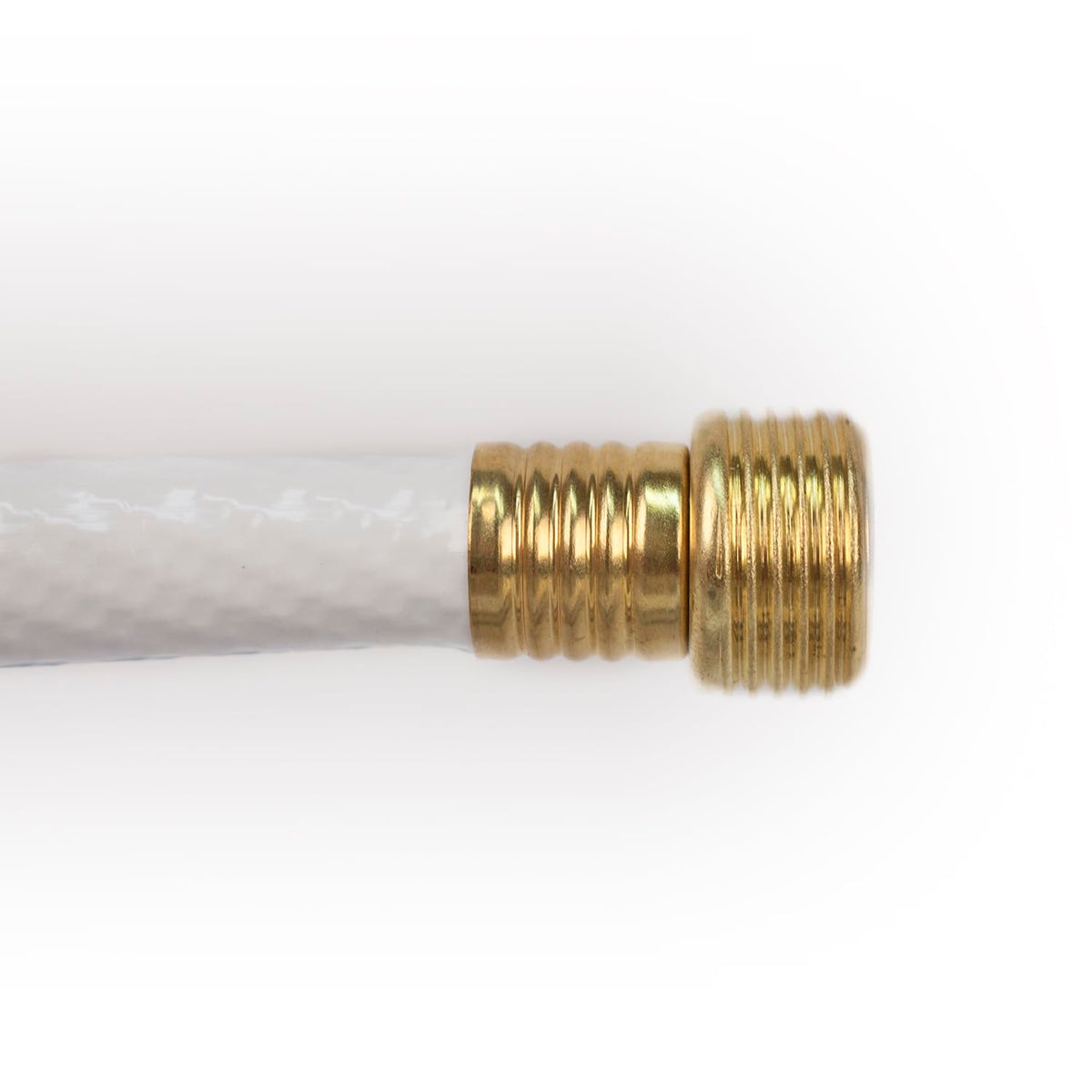 Teknor Apex NeverKink hose bending with grip-tite coupling for secure faucet attachment.
