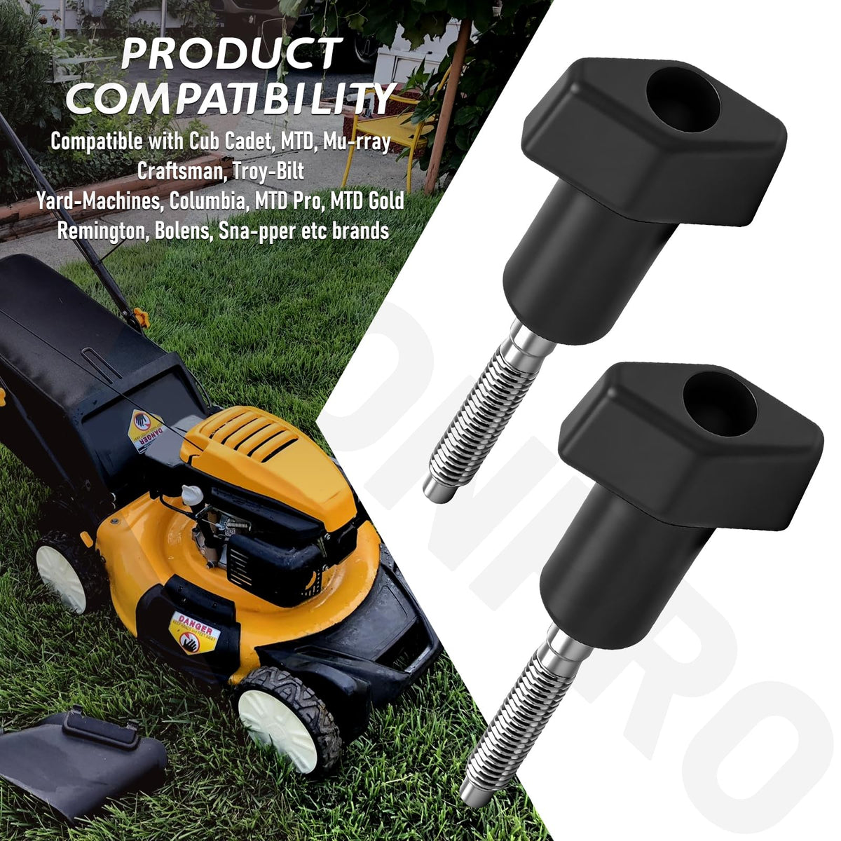 TEKONPRO compatibility guide highlights Cub Cadet, MTD and more.