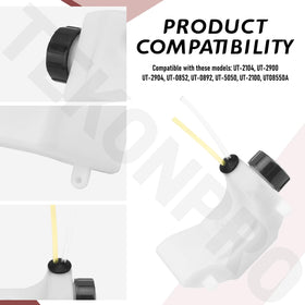 TEKONPRO fuel tank assembly for RY28100 closeup, reliable performance during maintenance.